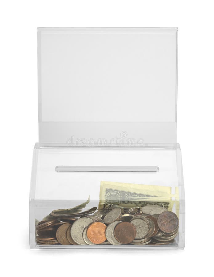 Donation Box stock photo. Image of charity, change, coin 45352884