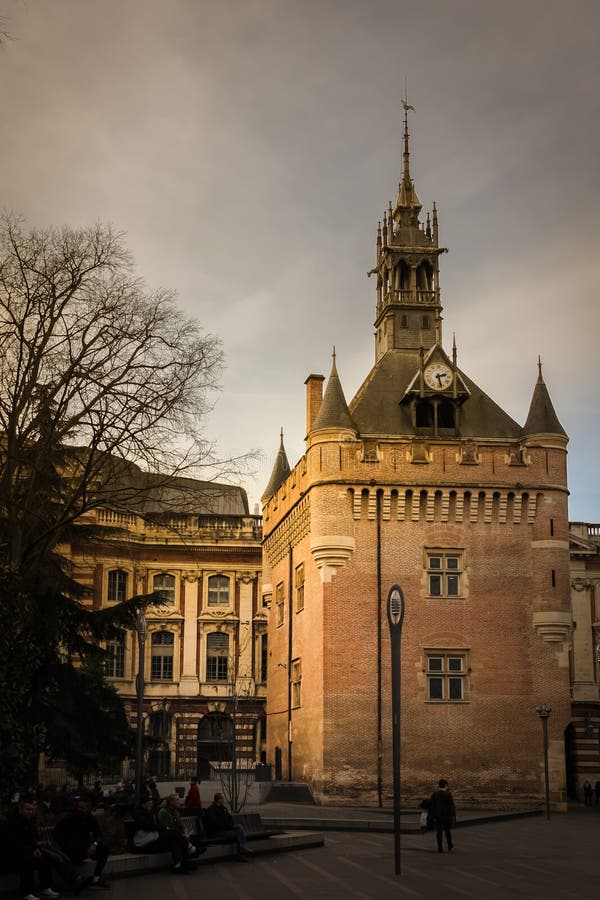 Donjon Du Capitole. Toulouse. France Editorial Stock Image - Image of ...