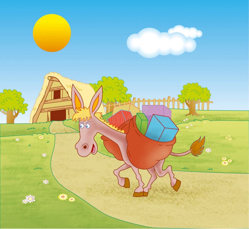Donkey Load Stock Illustrations – 74 Donkey Load Stock Illustrations,  Vectors & Clipart - Dreamstime