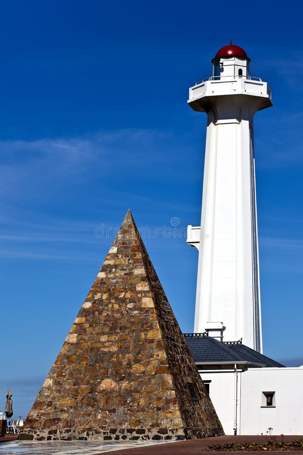 Donkin minnesmärke i Port Elizabeth, Sydafrika. arkivfoto