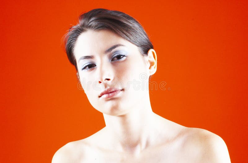 Donna abbastanza giovane fotografia stock libera da diritti