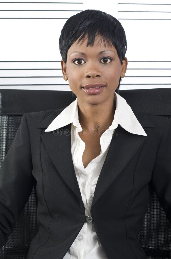 Donna africana di affari immagine stock libera da diritti Donna africana di affari immagine stock libera da diritti