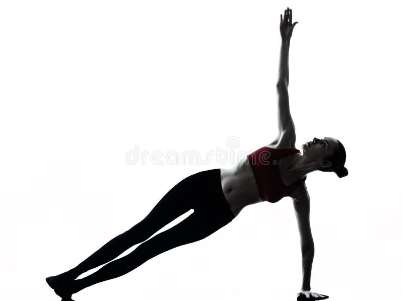 Donna che esercita yoga fotografie stock Donna che esercita yoga fotografie stock