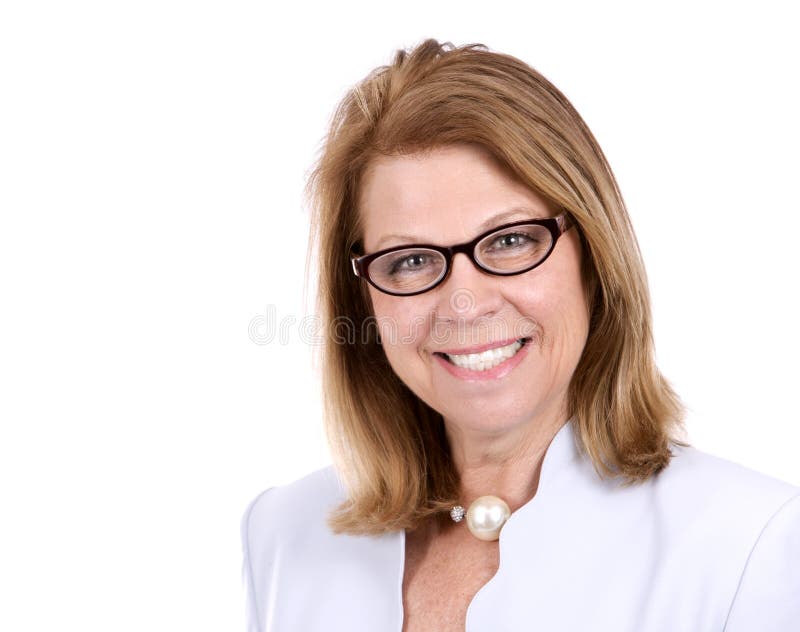 Donna del caucasian di affari immagini stock