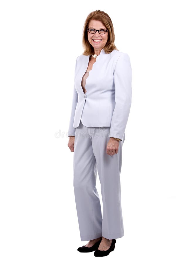 Donna del caucasian di affari fotografia stock libera da diritti