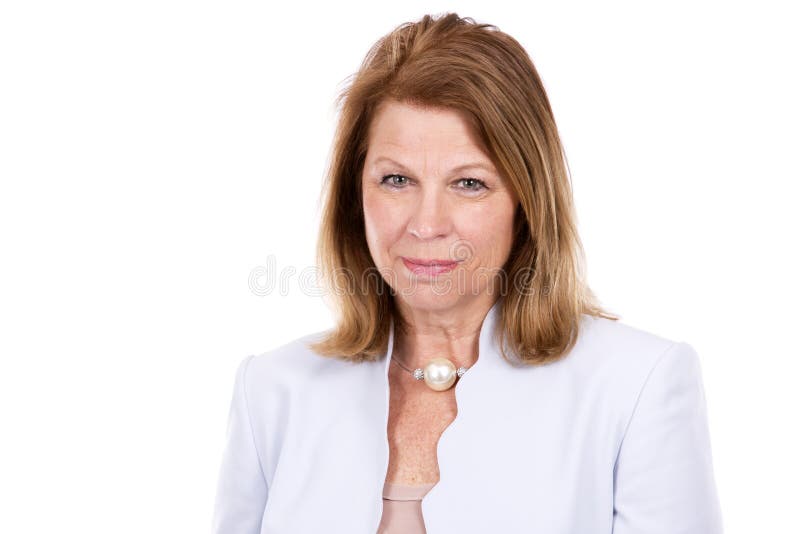 Donna d'affari caucasica fotografie stock libere da diritti