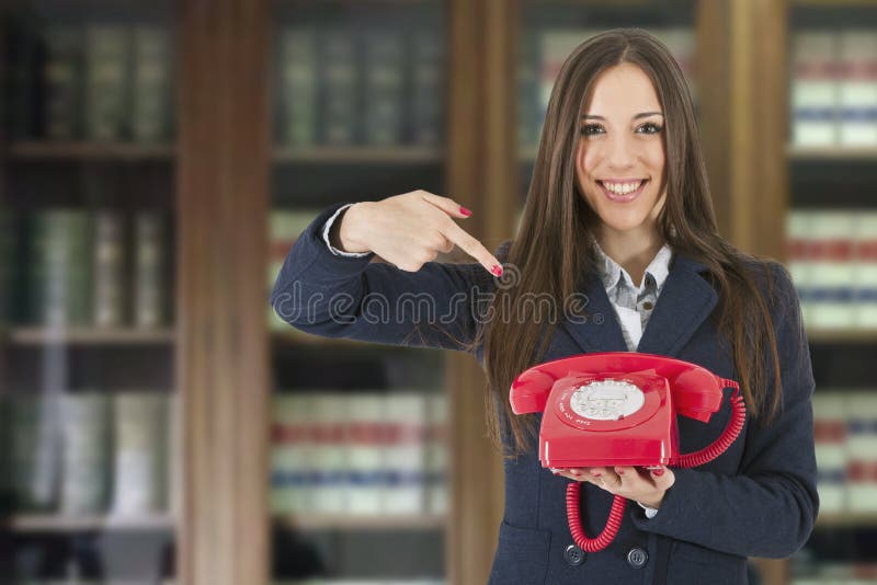 Donna d'affari immagine stock