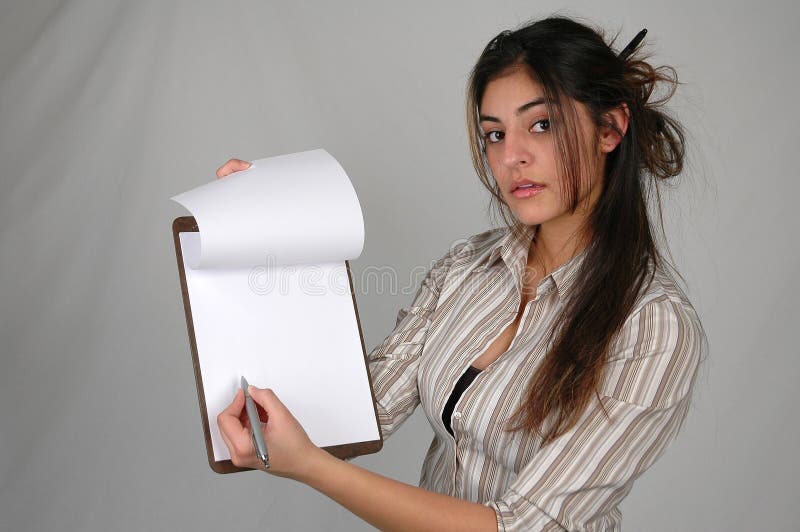 Donna di affari e documents-2 fotografia stock libera da diritti Donna di affari e documents-2 fotografia stock libera da diritti