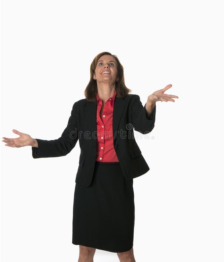 Donna di manipolazione di affari fotografie stock libere da diritti Donna di manipolazione di affari fotografie stock libere da diritti