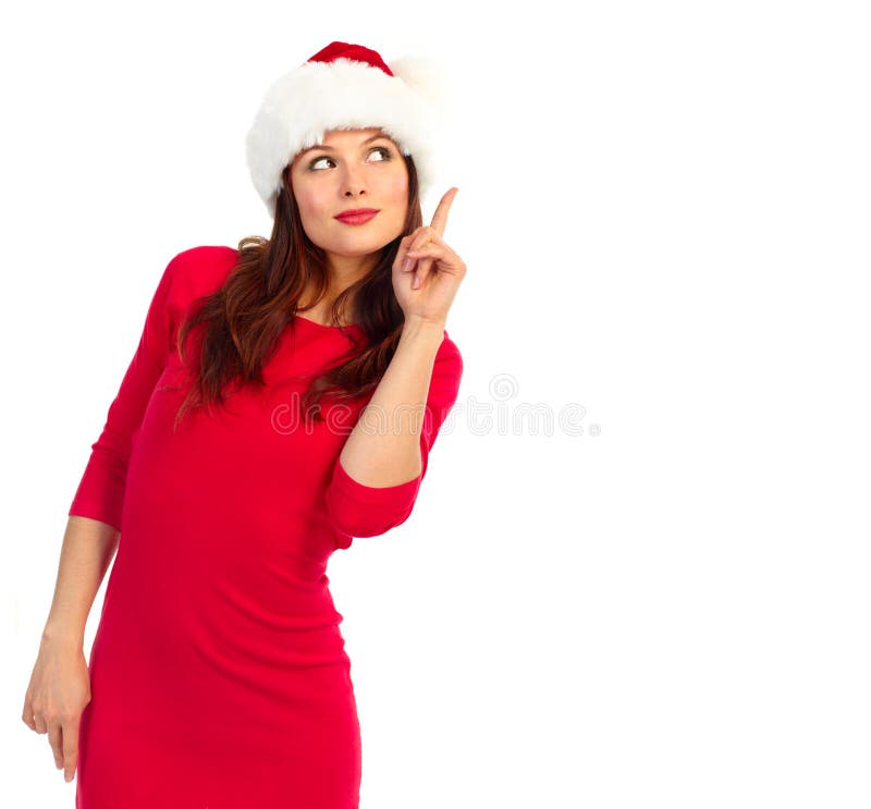 Donna di natale immagini stock libere da diritti Donna di natale immagini stock libere da diritti