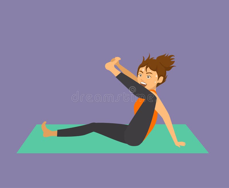 Donna Divertente Di Yoga Illustrazioni Vettoriali E Clipart Stock 1 052 Illustrazioni Stock