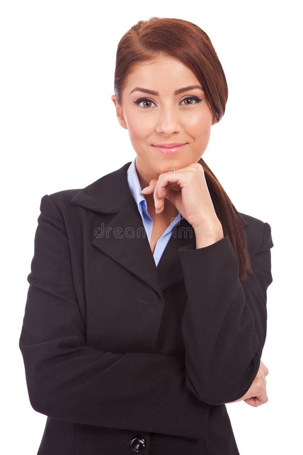 Donna premurosa di affari immagini stock libere da diritti Donna premurosa di affari immagini stock libere da diritti
