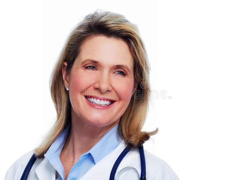Donna senior di medico fotografie stock Donna senior di medico fotografie stock