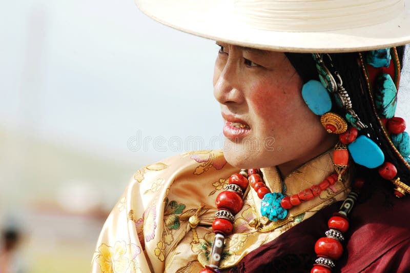 Donna tibetana
