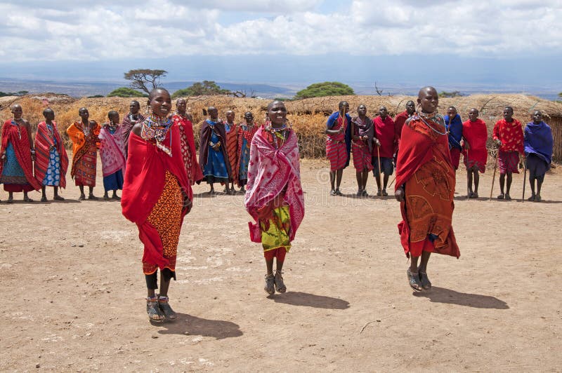 Donne del Masai fotografia stock libera da diritti Donne del Masai fotografia stock libera da diritti