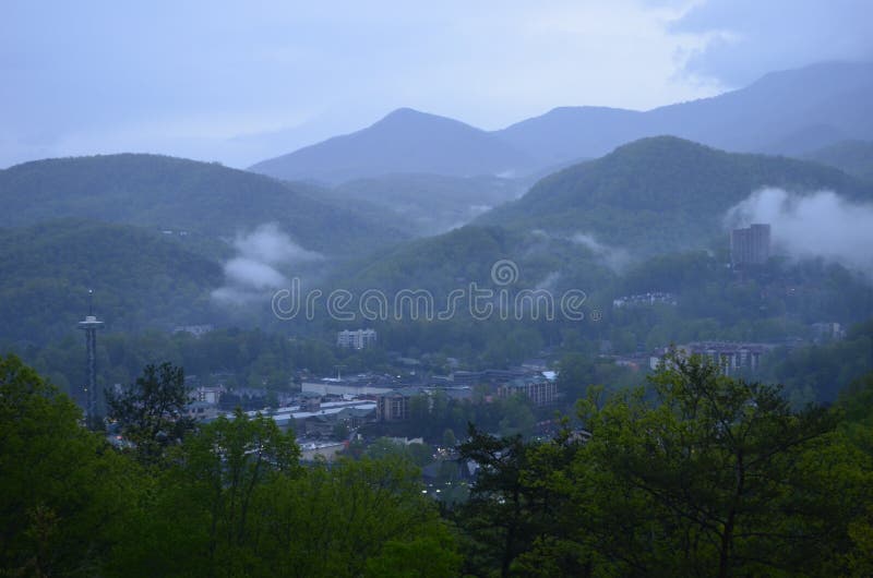 Donnez sur Gatlinburg Tennessee photos stock Donnez sur Gatlinburg Tennessee photos stock