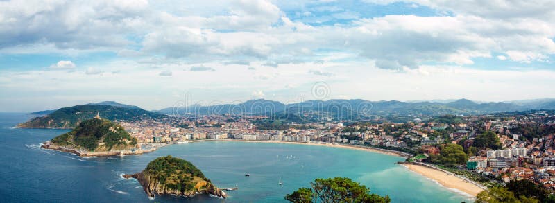 Donostia San Sebastian panorama