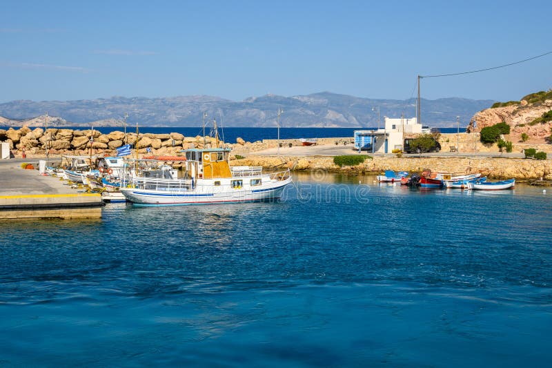 Donoussa, a beautiful small island stock image