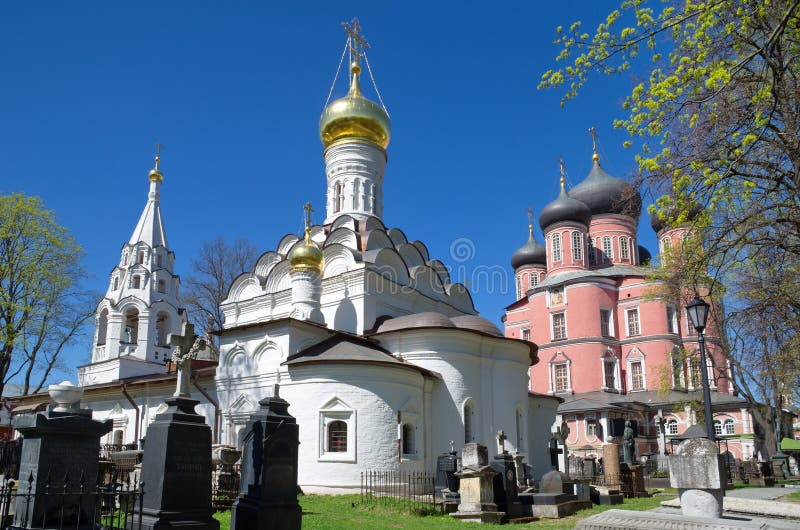 Donskoy monastery in Moscow, Russia