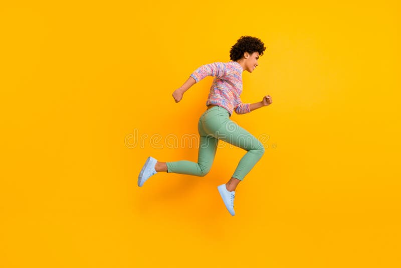 Dont Waste Time Hurry Discount. Full Size Profile Side Photo of Cheerful Crazy Funny Afro American Girl Jump Run Wear Stock Image - Image of beautiful, hair: 173696225 Dont Waste Time Hurry Discount. Full Size Profile Side Photo of Cheerful Crazy Funny Afro American Girl Jump Run Wear Stock Image - Image of beautiful, hair: 173696225