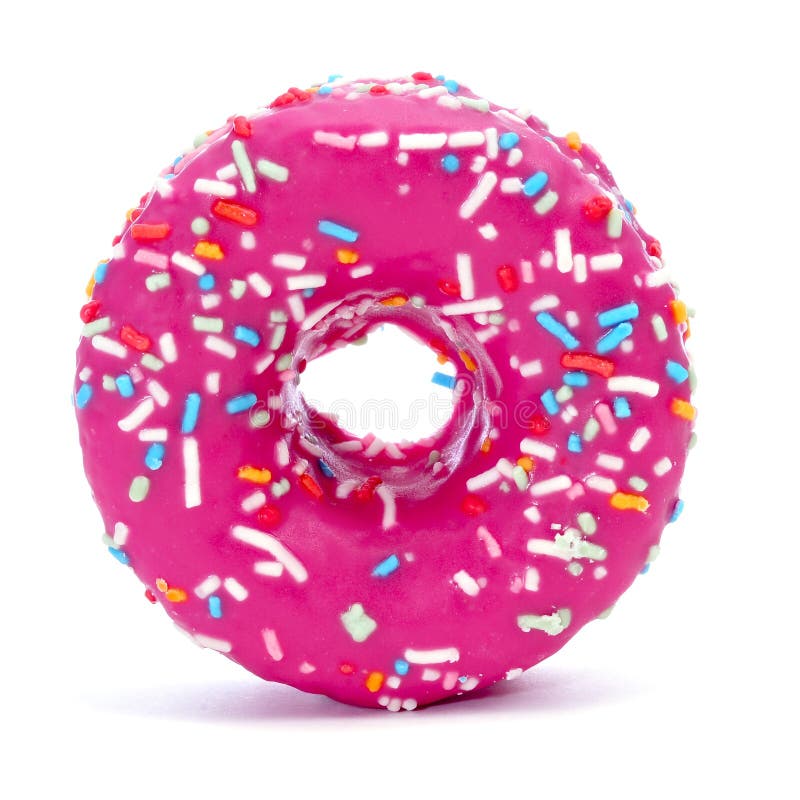 Top 95+ Images donut with pink frosting and sprinkles Stunning