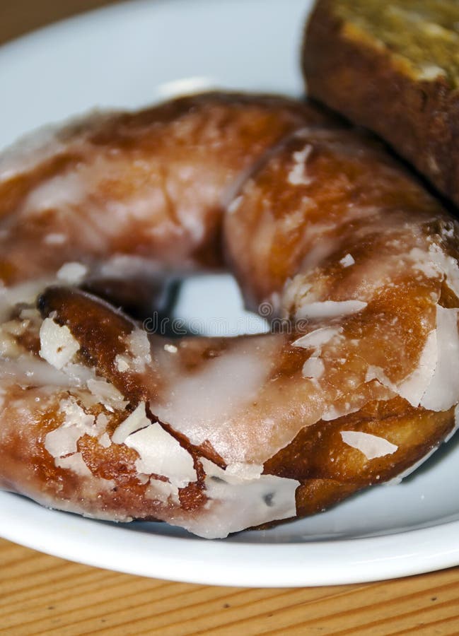 Donut with icing sugar stock photo. Image of cake, dessert 120558888