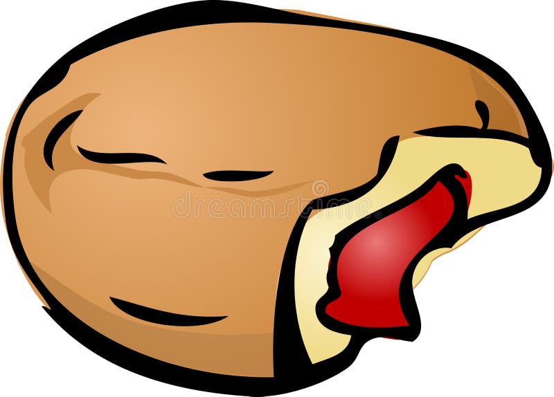 jelly doughnut clipart