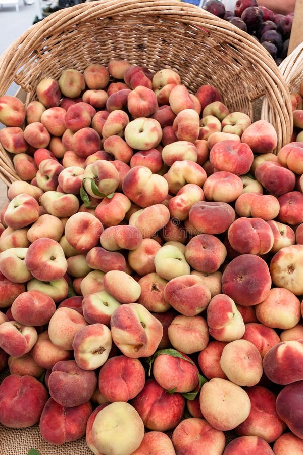 Donut peaches stock photo. Image of earth, farm, harvest 32161506