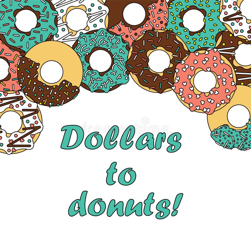 Download Donuts set big stock vector. Illustration of icon ...