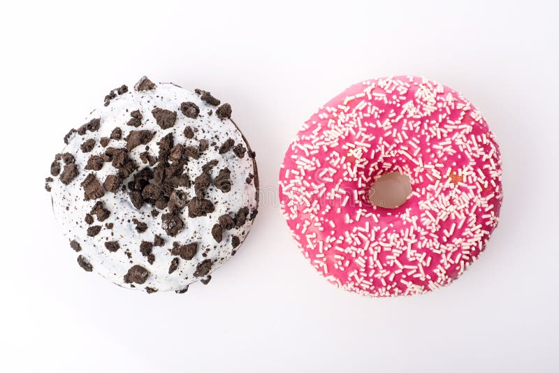 Donut with Sprinkles Isolated on White Stock Photo Image of cake
