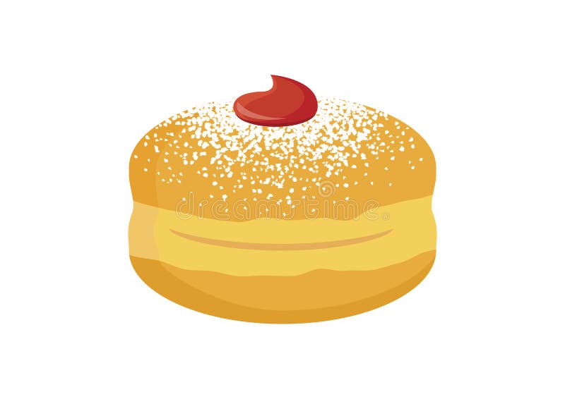 jelly doughnut clipart