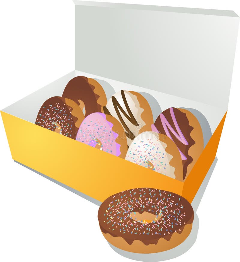 Donuts in a box