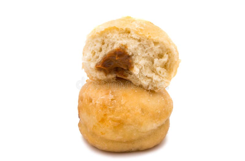 Download Donuts wypełniający obraz stock. Obraz złożonej z desery - 57668215