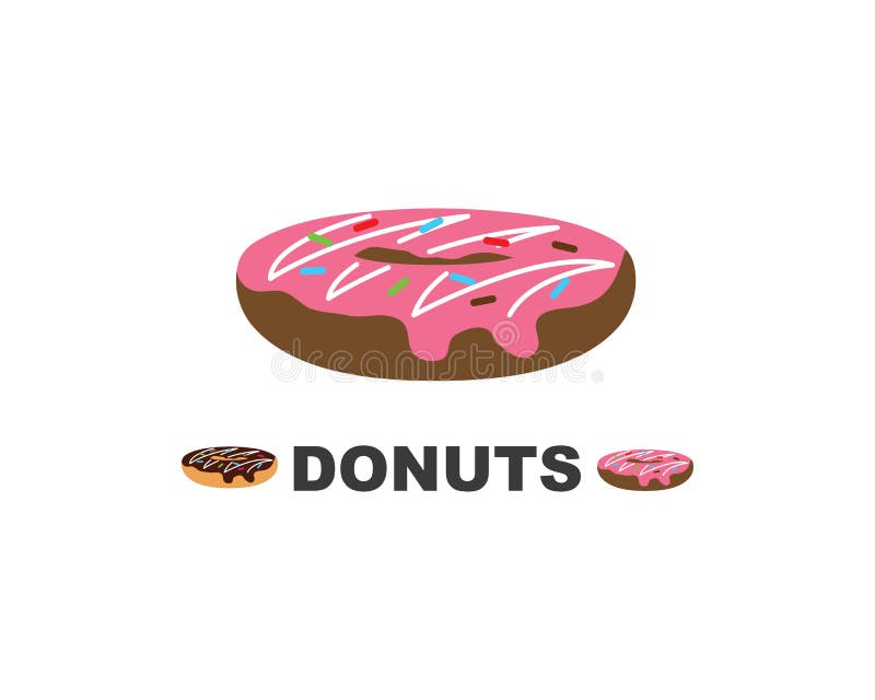 donuts διάνυσμα, εικονίδιο, απεικόνιση λογότυπων ελεύθερη απεικόνιση δικαιώματος donuts διάνυσμα, εικονίδιο, απεικόνιση λογότυπων ελεύθερη απεικόνιση δικαιώματος