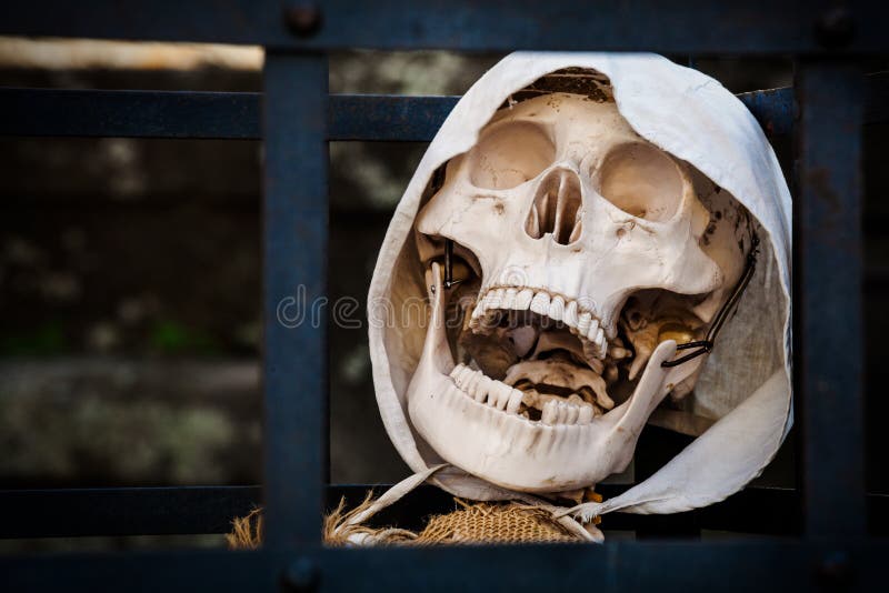 dood Dode skeletgevangene stock foto's dood Dode skeletgevangene stock foto's