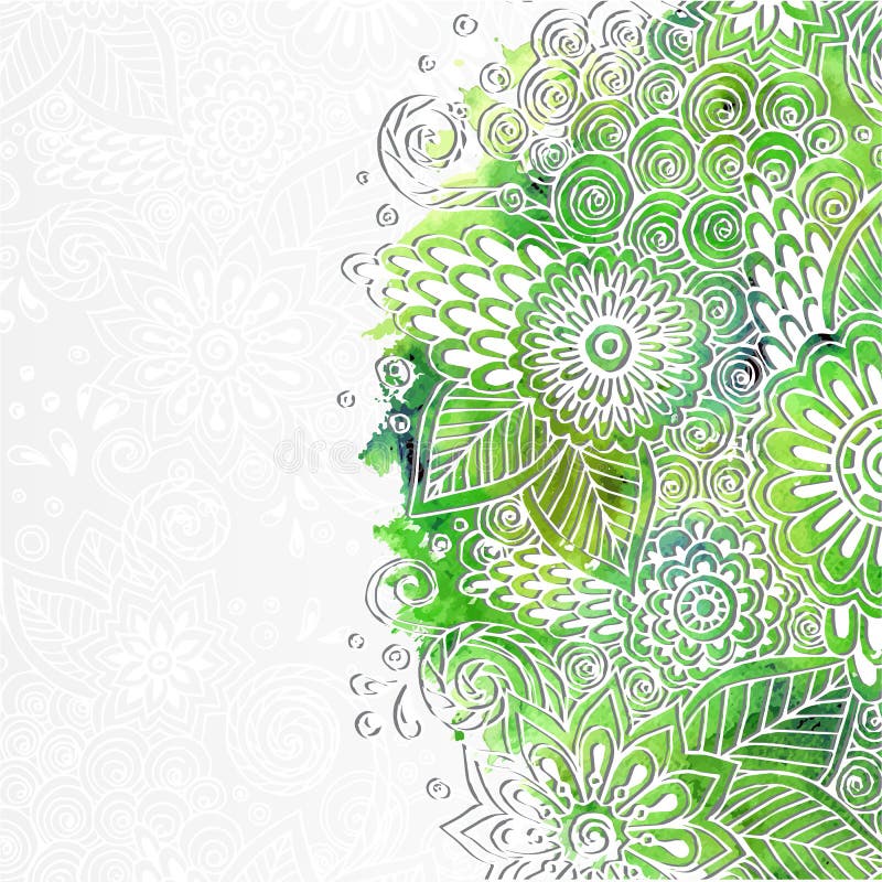 Download Doodle 3d White Paper Pattern With Circle Shape Stock Vector Illustration Of Mandala Fabric 54238572