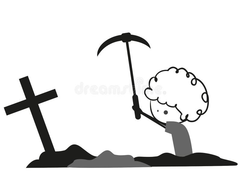 180+ Grave Digger Illustrations Stock Illustrations, Royalty-Free