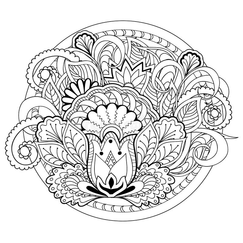 Henna Mehndi Flowers Paisley Vector Stock Illustrations – 1,378 Henna ...