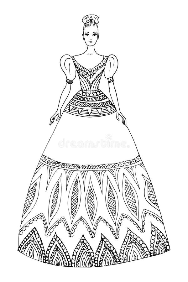 Beautiful Dress Doodle art | Zentangle art | Mandala art dress | Fashion  Illustration | Boho art drawings, Art dress, Mandala art