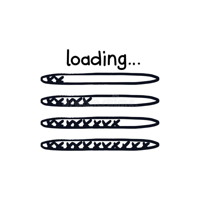 Load level. Loading Bar that fill in.