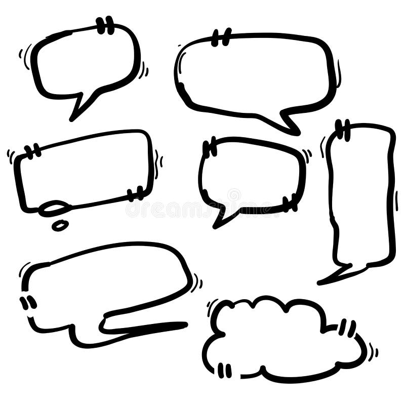 Doodle Quote Box Rahmen Fur Design Banner Websites Doodelemente Vektor Abbildung Illustration Von Kommentar Feld 168127840