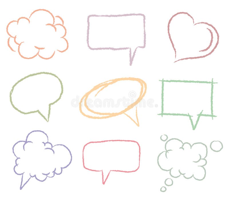 Freehand Sketch Illustration Speech Bubble Symbol Doodle Hand Drawn Royalty  Free SVG Cliparts Vectors And Stock Illustration Image 46103703
