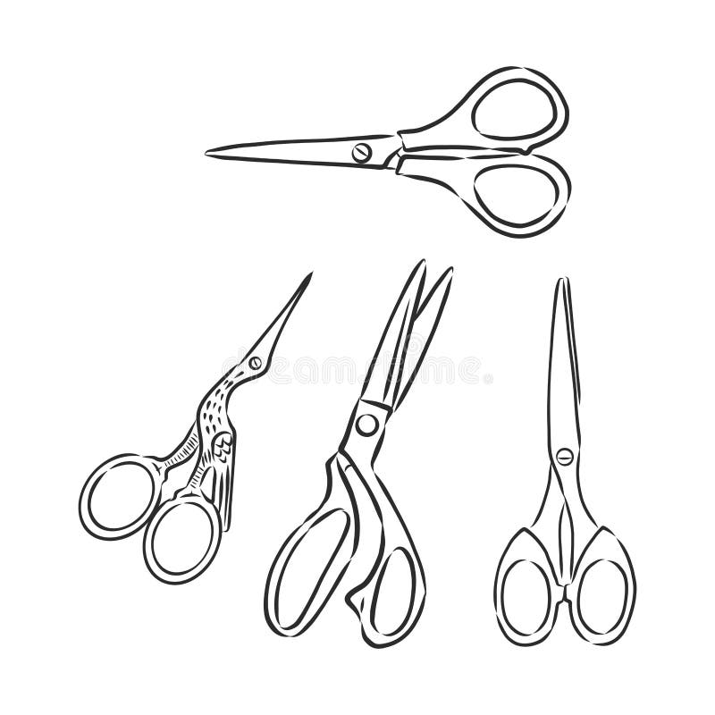 Doodle Scissors Stock Illustrations 5,056 Doodle Scissors Stock