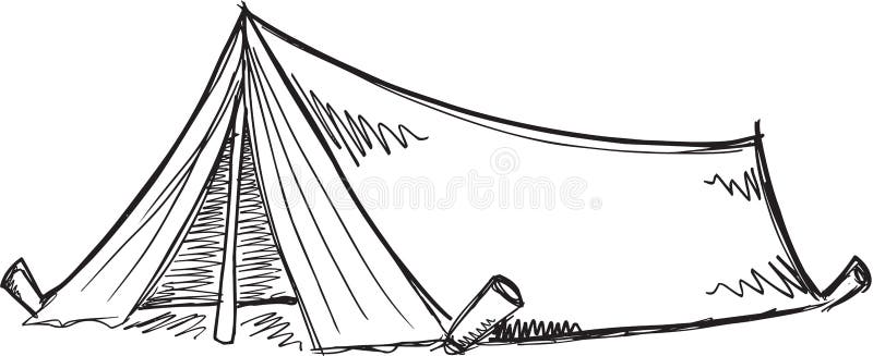 Tourist tent. Vector drawing Stock Vector by ©Marinka 66437265