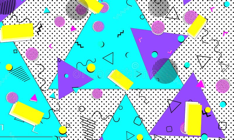Doodle Turquoise Texture. Lilac Abstract royalty free illustration