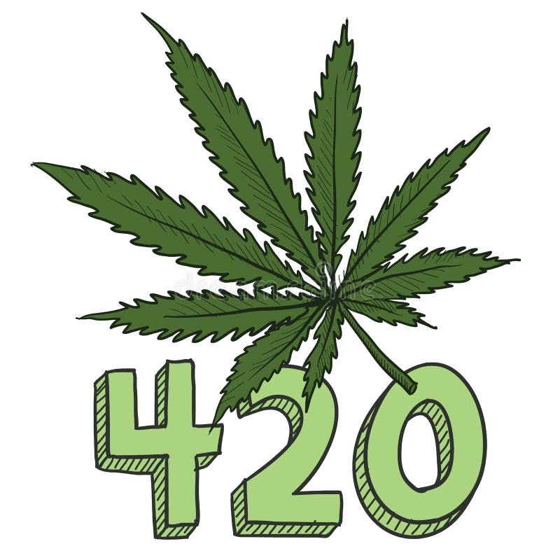 Наклейка с марихуаной фирма сад