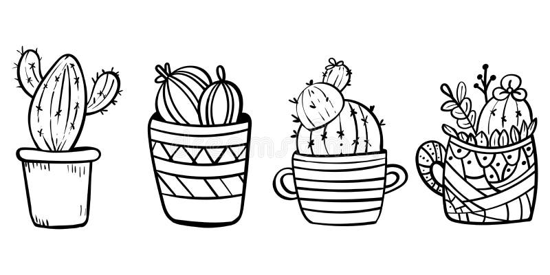 Coloring Pages For Cacti