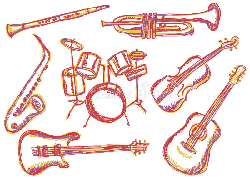 Libro Da Colorare Per I Bambini: Strumenti Di Musica (maracas)  Illustrazione Vettoriale - Illustrazione di tamburo, colorazione: 60178894