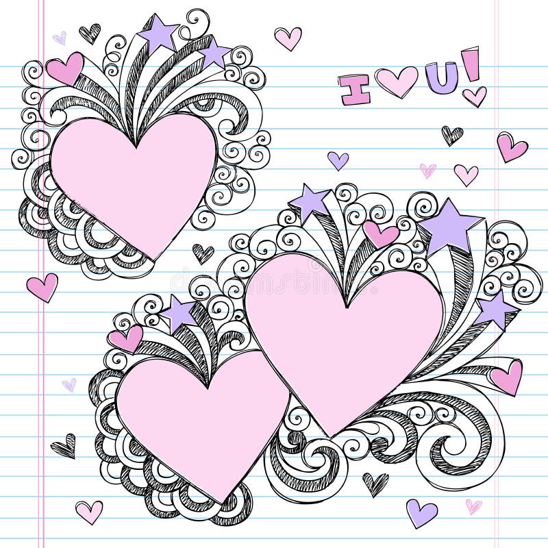 doodles rysujący wręczają mnie kochają ty szkicowy royalty ilustracja doodles rysujący wręczają mnie kochają ty szkicowy royalty ilustracja