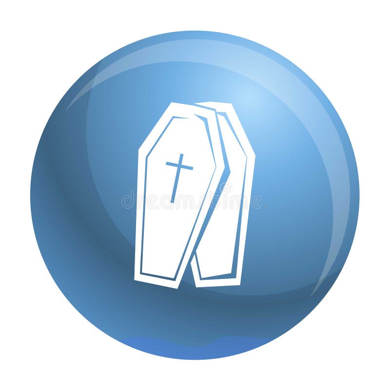 Doodskistpictogram, eenvoudige stijl royalty-vrije illustratie Doodskistpictogram, eenvoudige stijl royalty-vrije illustratie